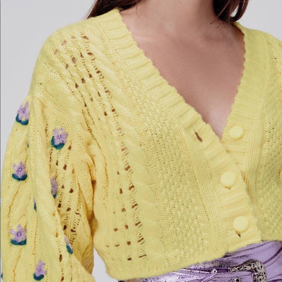 For Love And Lemons Sweaters - For love & lemons cannary savannah cardigan